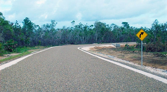 Solid Waste Landfill Access Road — view 1