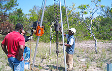 Land development and site study work in Belize
